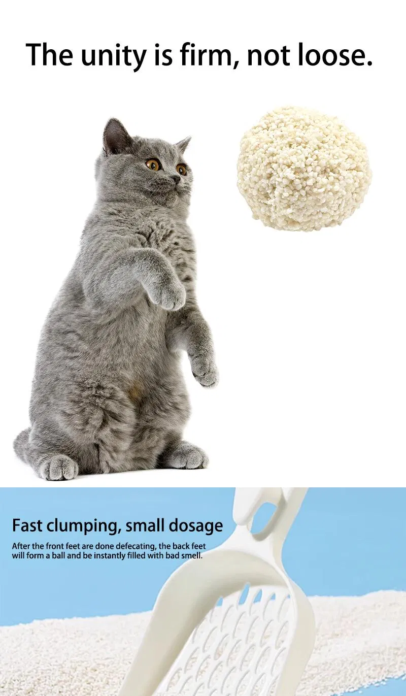 OEM Smart 100% Areia para Gato à Base de Plantas com Controle de Odor Forte, Formação de Grumos e Livre de Poeira