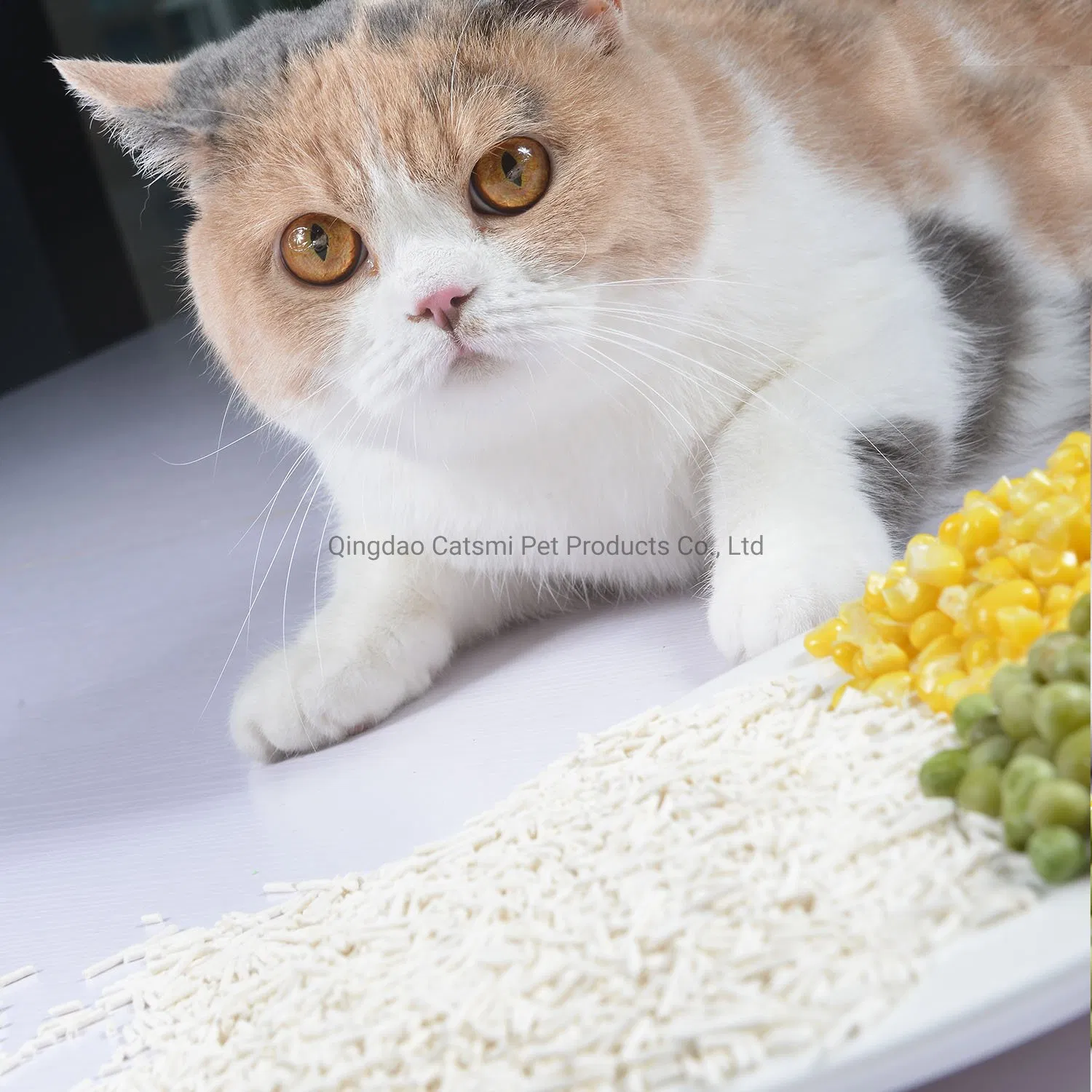 Areia para Gato à Base de Plantas 7-Lb/10-Lb Pellets Naturalmente Frescos Sem Cheiro Não Agregante Agregante de Milho Tofu
