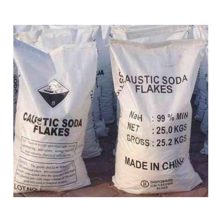 Melhores 99% Preços de Soda Cáustica Flocos/Pérolas para Fabricação de Sabão e Detergente