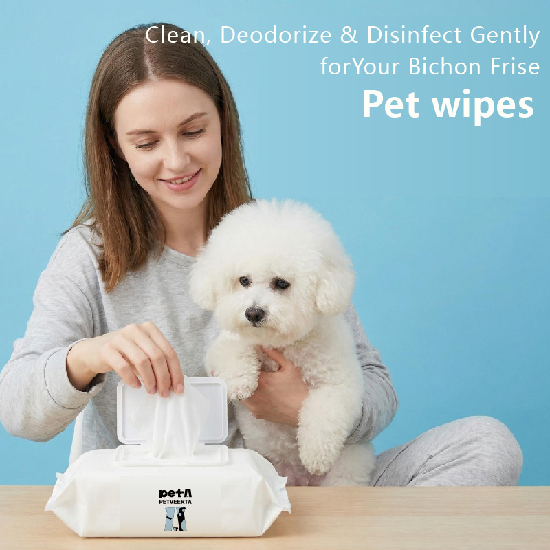 Fornecedores de Produtos para Animais de Estimação OEM ODM, Toalhetes Naturais Ecológicos para Animais de Estimação, Toalhetes de Limpeza Biodegradáveis para Filhotes e Gatos, Marca Privada