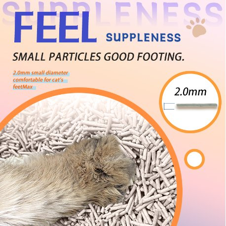 Produto para animais de estimação, areia para gatos aglomerante, livre de poeira, ambientalmente amigável, com carvão de bambu, areia para gatos flushable, fabricado na China, suprimento para animais de estimação, areia de tofu para gatos