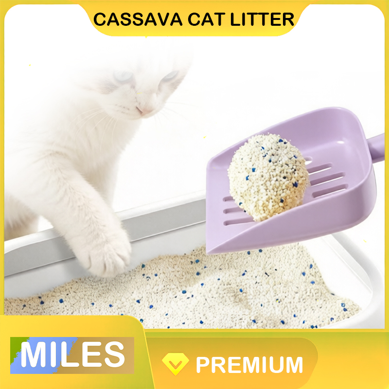 Areia para Gato de Lavanda em Grande Quantidade à Base de Cassava