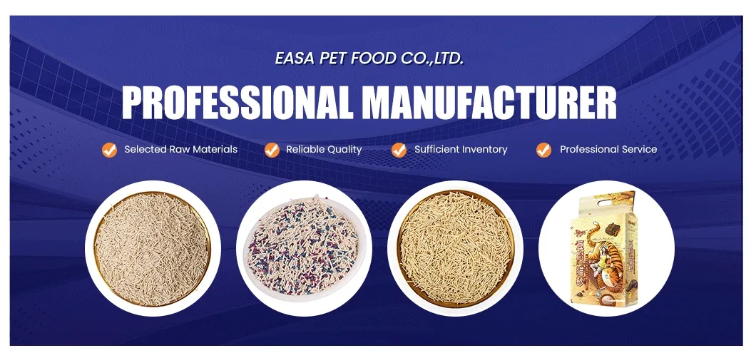 OEM Personalizado Fácil Limpeza Fragrância de Morango Areia de Soja para Gato Tofu