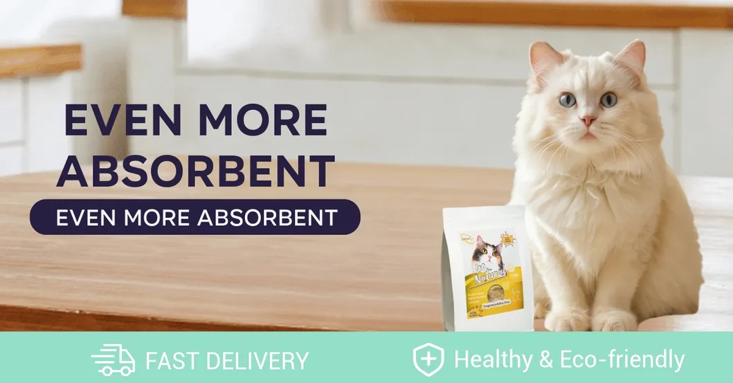 Areia para Gato Ecológica Premium em 2.5kg Saco de Papel Kraft
