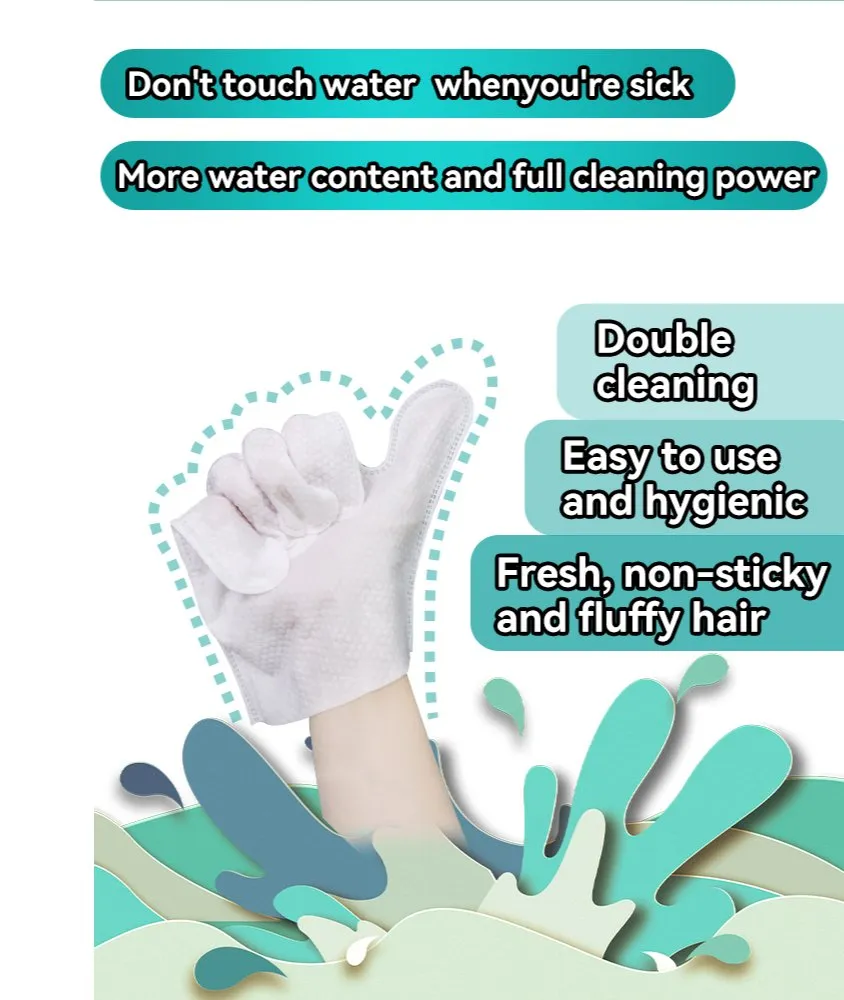 Toalhetes de Limpeza Dental de Alta Qualidade para Animais de Estimação Cuidado Oral para Cães Limpador de Dentes para Gatos Toalhetes Úmidos para os Dedos 6-Piece Caixa