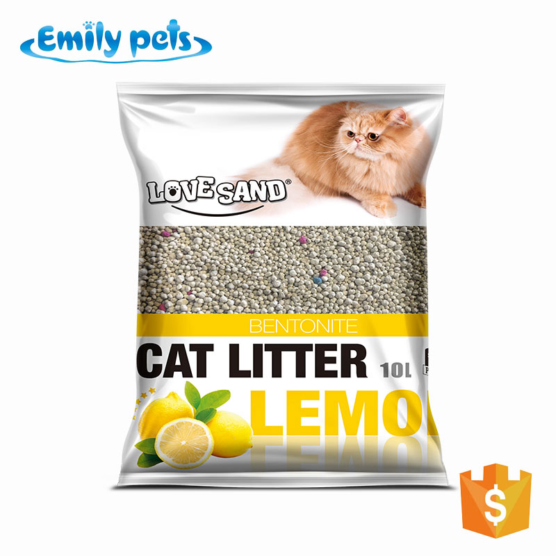 Areia para Gato de Bentonita com Carvão Ativado de Bambu, Controle Forte de Odor, Livre de Poeira, Agregação Rápida