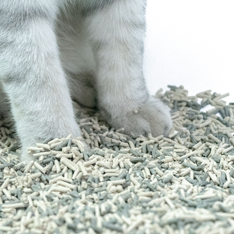 Nova serapilheira Cat Premium Flushable com carbono ativado Bamboo Ultra Controlo de odores