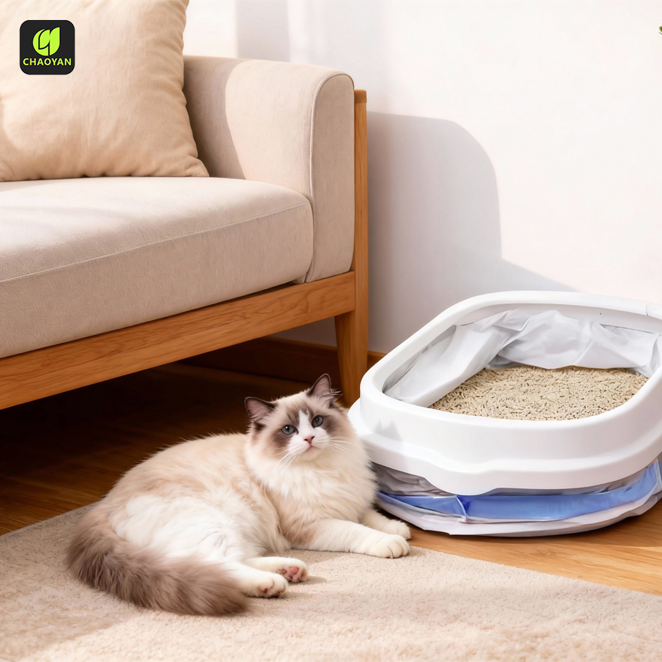 Sacos de Descarte para Lixo de Gato à Venda por Atacado, Eficientes em Custo, Compatíveis com Forros de Caixa de Areia Automática, Sacos Pesados e Extra Grossos 3-10 Galão