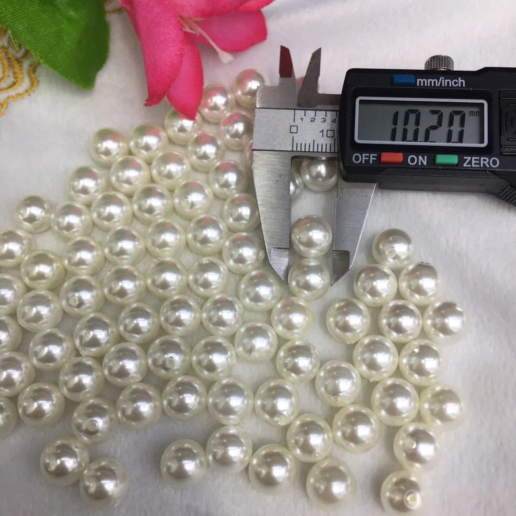 Meia perfurada pérola natural de concha para montagem de joias