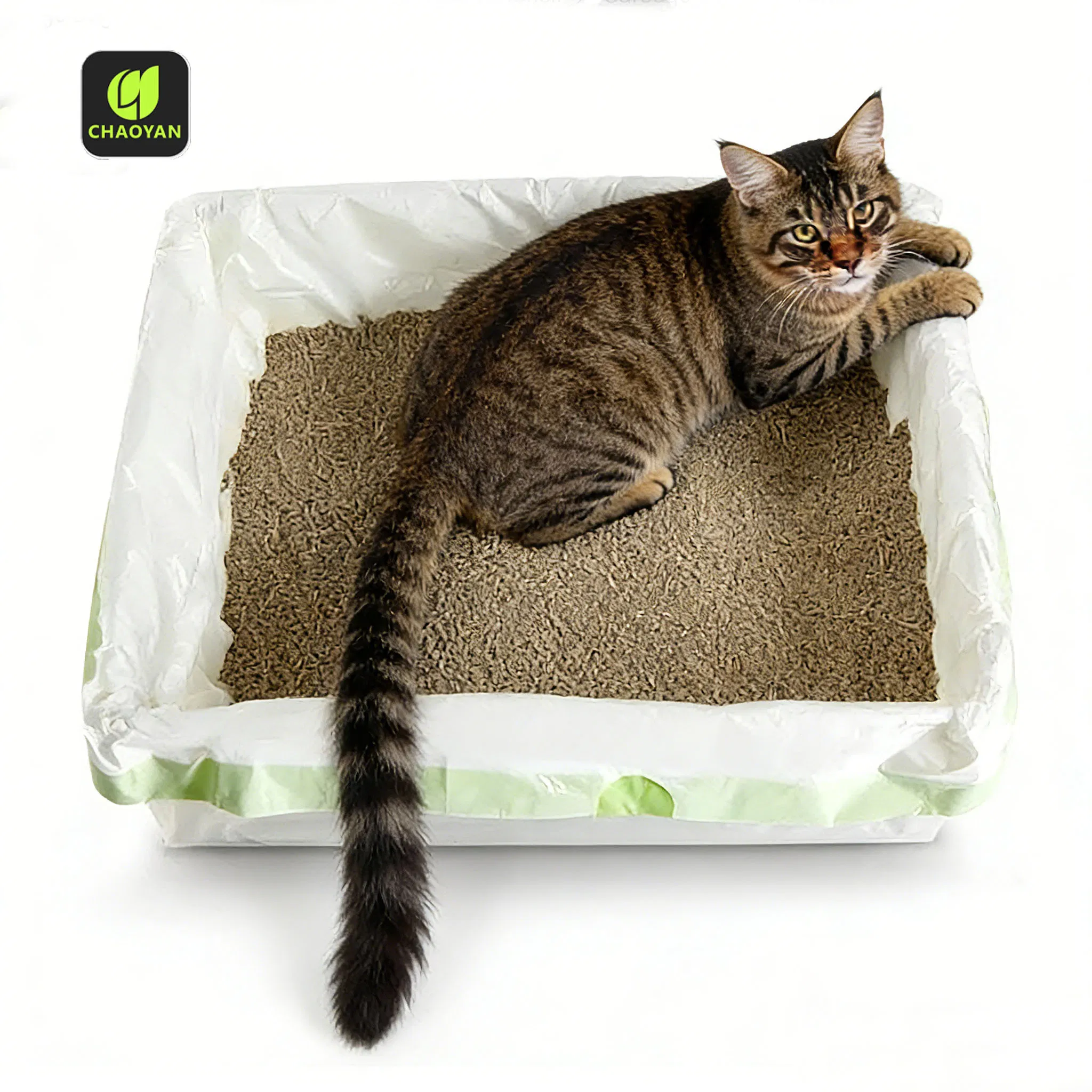Custo Atacadista Eficiente à Prova de Vazamentos Higiénico e Seguro Durável Sacos de Descarte de Fezes de Animais de Estimação Lixo para Areia de Gato Forros
