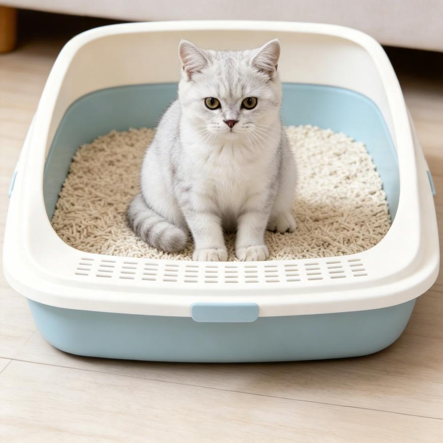 Areia para gatos de tofu com carvão de bambu, desodorização física, purificação do ar, ecológica e biodegradável