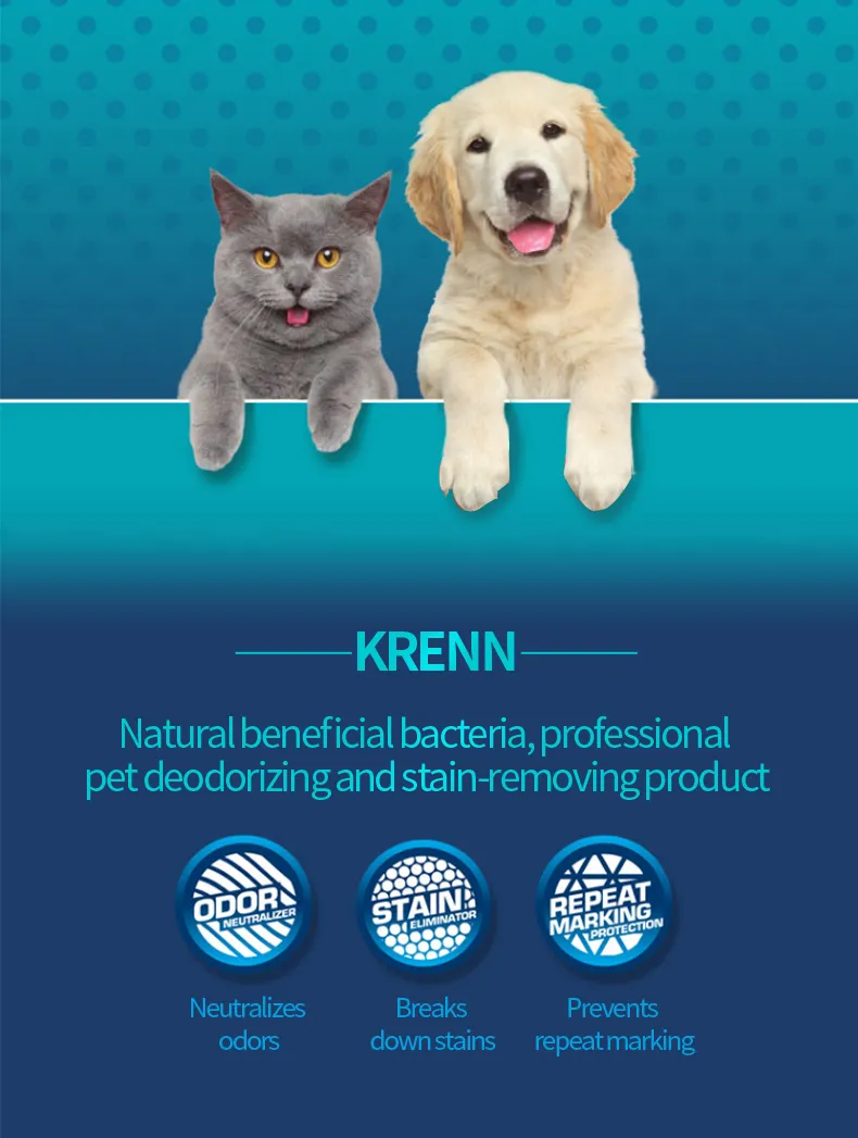 Produtos de Cuidado para Animais de Estimação OEM Limpador de Caixa de Areia e Eliminador de Odor Spray Espuma Limpador de Caixa de Areia para Gatos