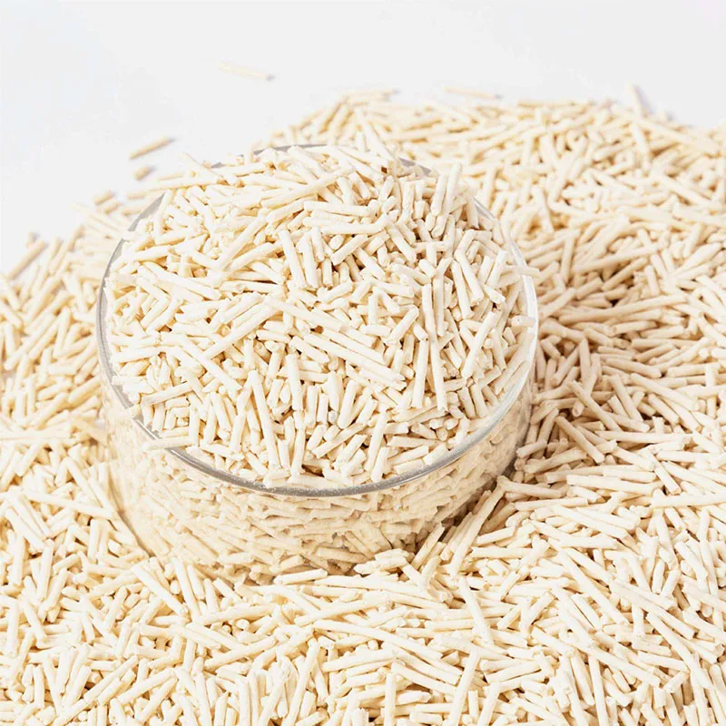 OEM ODM Superior Absorção Pellets Reciclados Ecológicos Rápido Agregação Areia para Gato