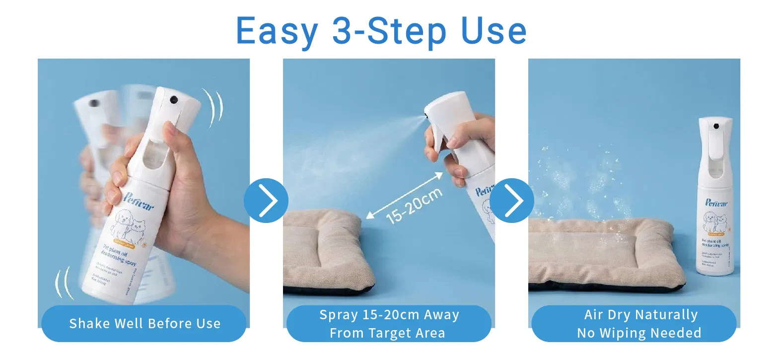 Spray Eliminador de Odor de Animais de Estimação Lemom Fórmula Ecológica para B2b Atacado