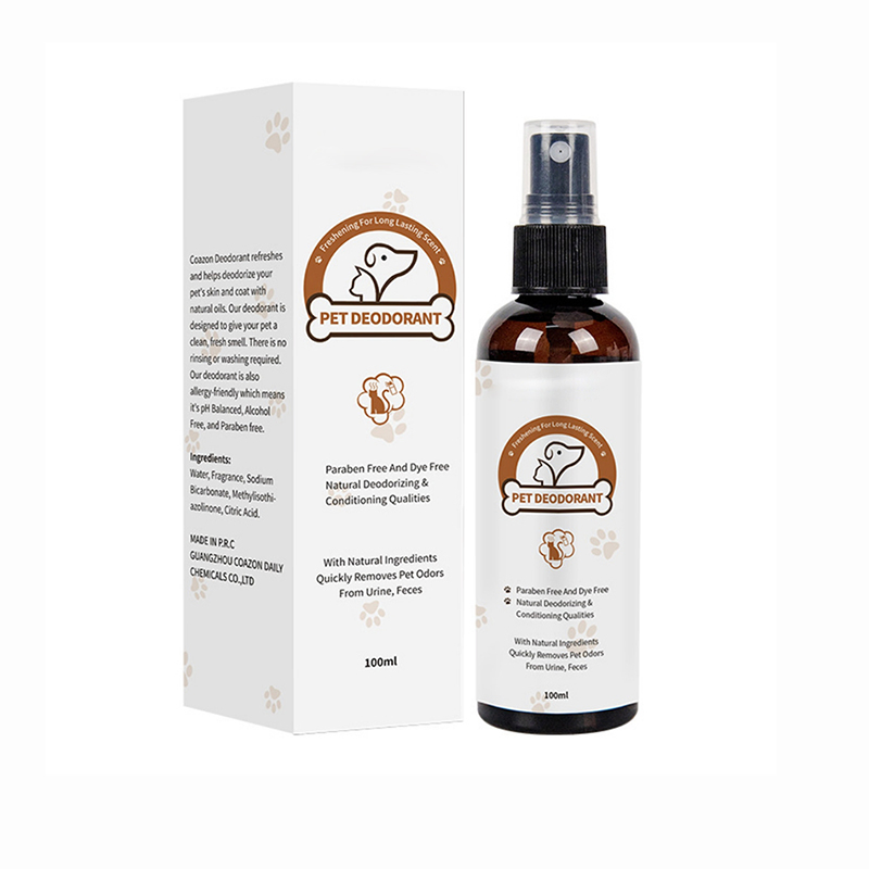 Desodorizante para Animais de Estimação Marca Própria Removedor de Odor Eliminador Perfume para Animais Spray Desodorante para Cães e Gatos Cuidados para Animais Spray Eliminador de Odor
