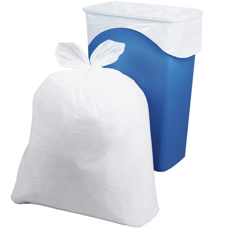 Venda Quente Alta Qualidade Sacos de Lixo Plásticos Descartáveis Biodegradáveis com Alça em Forma de Laço e Alça em S para Lixeira em Rolo
