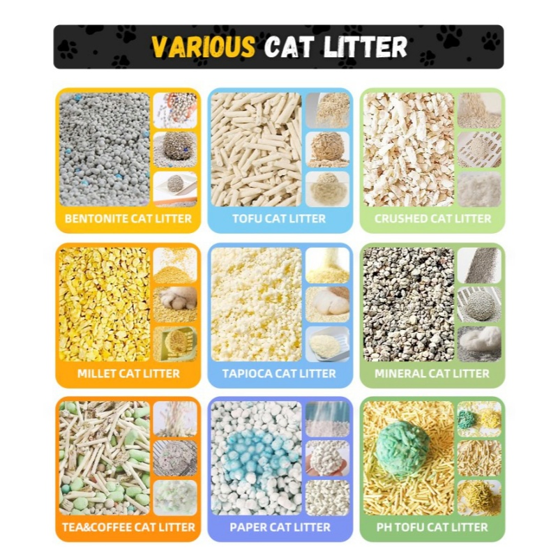 Areia para gatos de grão fino com baixo pó protege a saúde respiratória do gato completamente