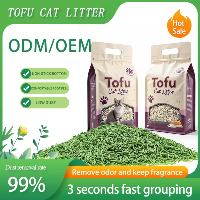 Areia para Gato à Base de Soja e Milho Natural - Ultra Agregadora, Ecológica, Baixo Deslizamento e Virtualmente Livre de Poeira para Menos Limpeza, Super Absorvente, Controle de Odor