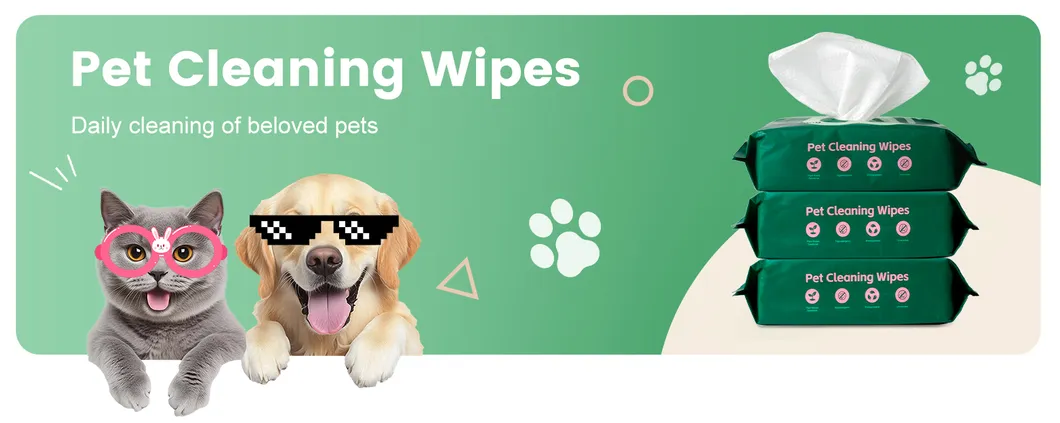 Toalhetes Úmidos Biodegradáveis Multipropósito para Limpeza e Higiene de Cães e Gatos em Ambientes Internos