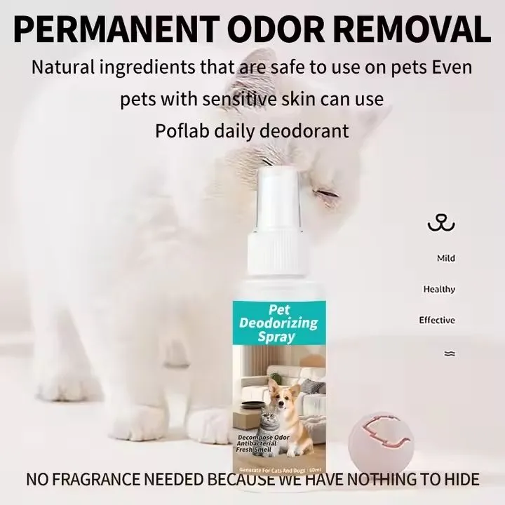 Spray Eliminador de Odor Orgânico para Cães e Gatos
