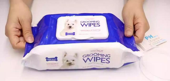 Loção de Essência de Brilho para Animais de Estimação Produto de Limpeza Cuidado Capilar Hidratante Toalhetes Úmidos para Patas de Gato e Cachorro Aparelho de Limpeza e Beleza para Animais de Estimação Toalhetes Úmidos para Higiene