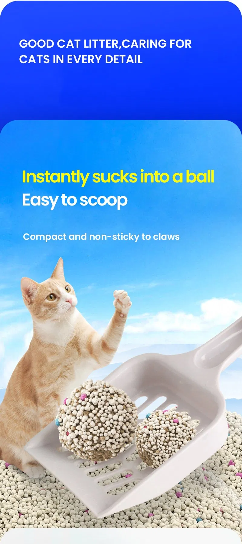 Detalhe Areia para Gato 2