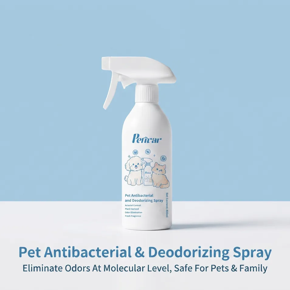 Spray Antibacteriano Desodorizante para Animais de Estimação Eliminador de Odor Molecular Fórmula Enzimática Fornecimento de Fábrica Personalizado OEM ODM