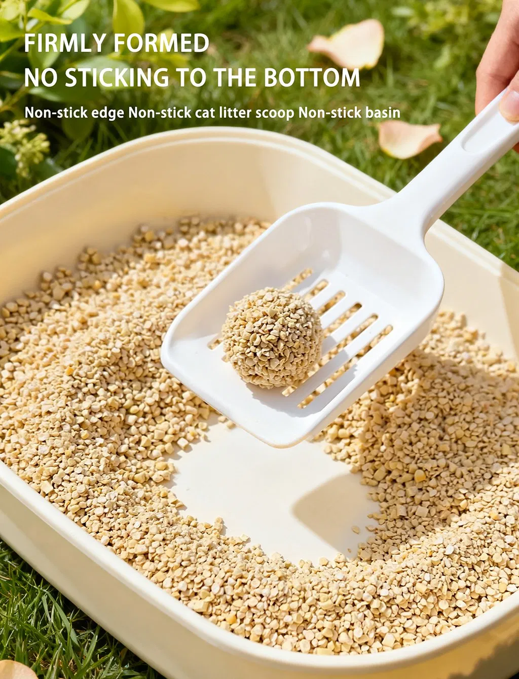 Fábrica OEM Atacado Areia para Gato Biodegradável e Desodorizante Sem Poeira Feita de Ingredientes 100% Naturais