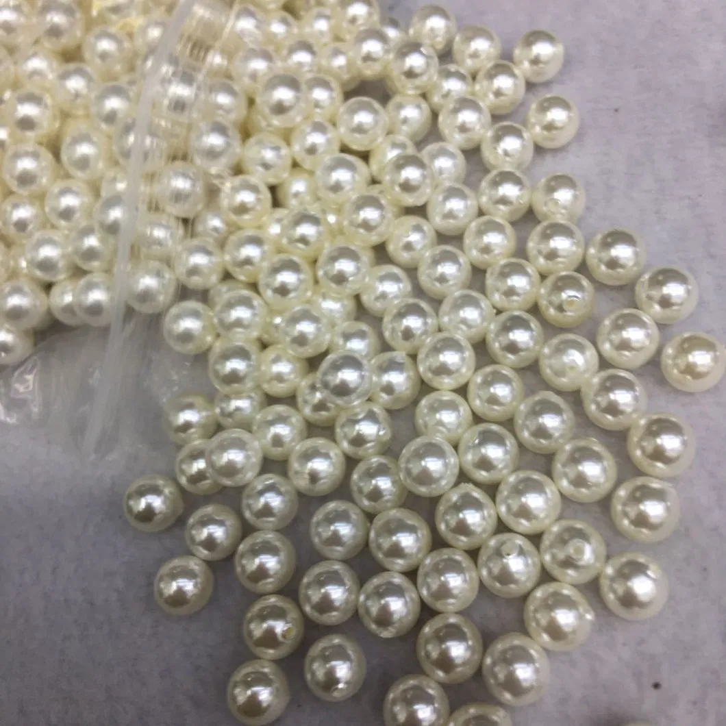 Meia perfurada pérola natural de concha para montagem de joias