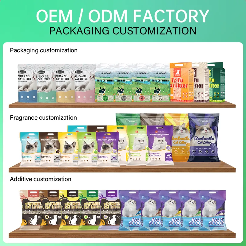 Mundo É Escolha Ecológica Alta Absorção Forte Agregação Biodegradável Mistura Tofu Areia para Gato
