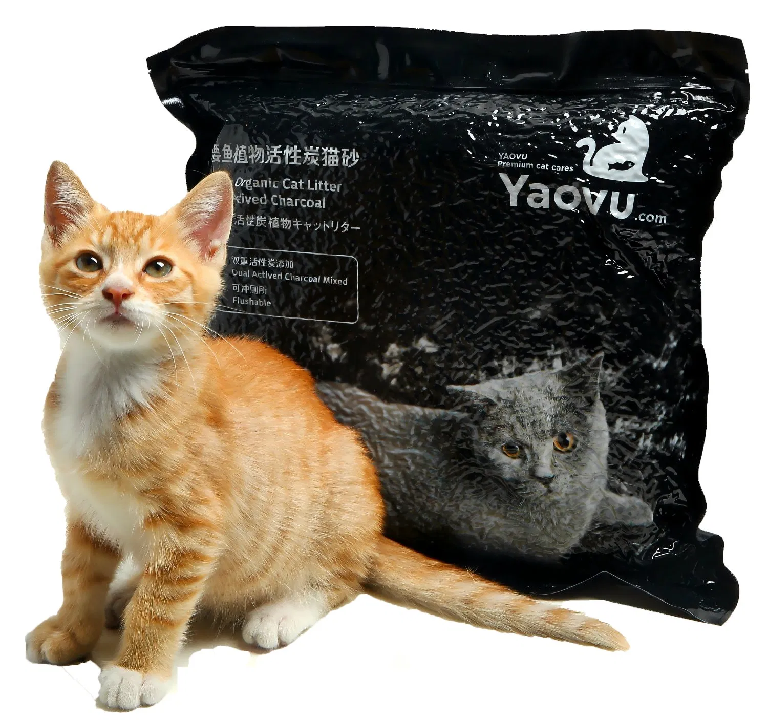 Areia para Gatos Natural Ecológica de Baixa Poeira de Bentonita Direto da Fábrica OEM Arena Sustentável para Gatos Atacado China