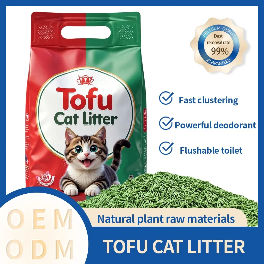 Areia para Gato à Base de Soja e Milho Natural - Ultra Agregadora, Ecológica, Baixo Deslizamento e Virtualmente Livre de Poeira para Menos Limpeza, Super Absorvente, Controle de Odor