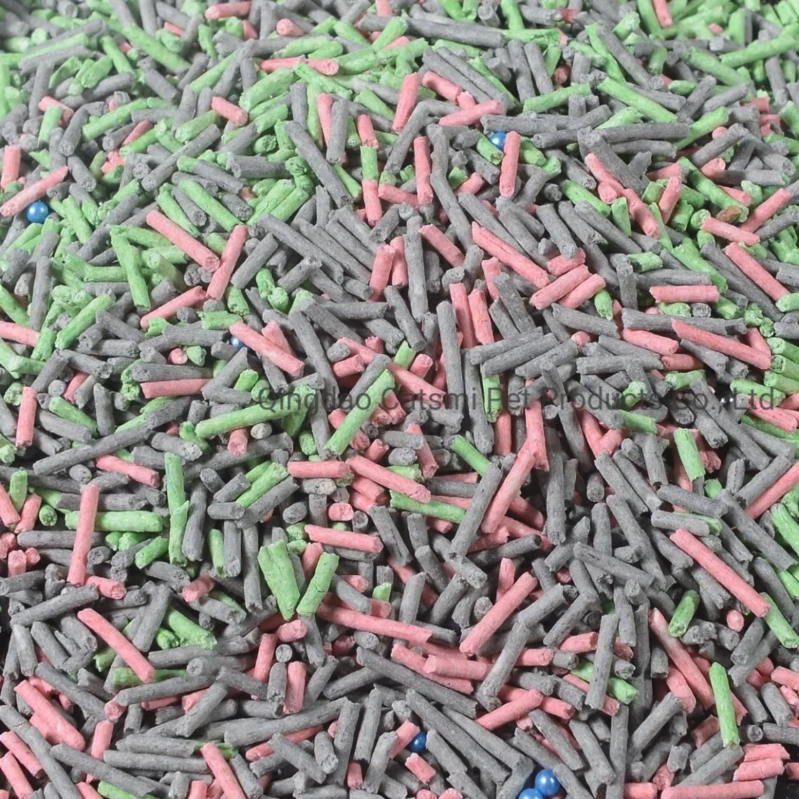 Areia para gatos de bentonita biodegradável a granel, preço mais baixo, melhor limpeza, mais barata, feita na China