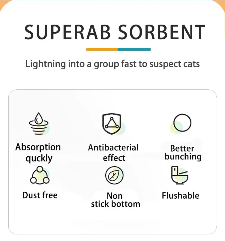 Areia para gatos de tofu à base de milho biodegradável, tratamento de resíduos limpo, popular entre atacadistas de animais de estimação no exterior