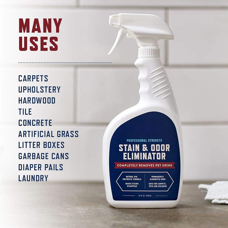 Eliminador de Manchas e Odor de Força Profissional Anti-Cães e Gatos Spray Desodorizante para Limpeza de Animais de Estimação 500ml