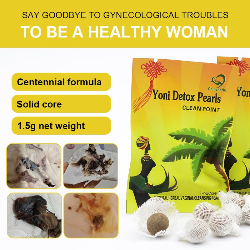 Chinaherbs Tampão Herbal Ponto Limpo Yoni Pérolas Detox Lubrificação para Intimidade Feminina