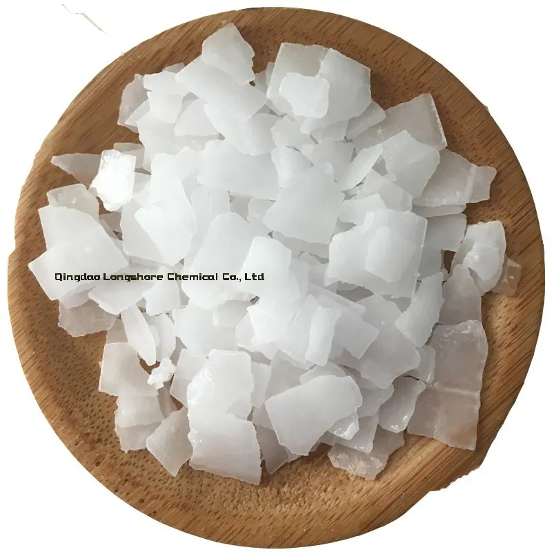 Materiais de Detergente Soda 98-99%Min Flocos Pérolas 25kg Embalagem Saco Cáustico para Fazer Sabão Vende Bem