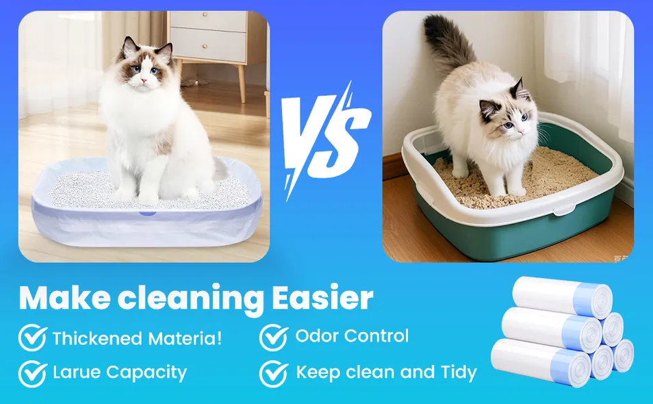 Forro de Plástico Personalizado para Areia de Gato