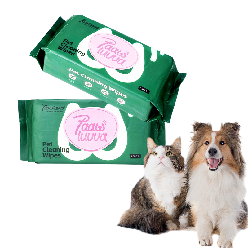 Toalhetes Úmidos Biodegradáveis Multipropósito para Limpeza e Higiene de Cães e Gatos em Ambientes Internos