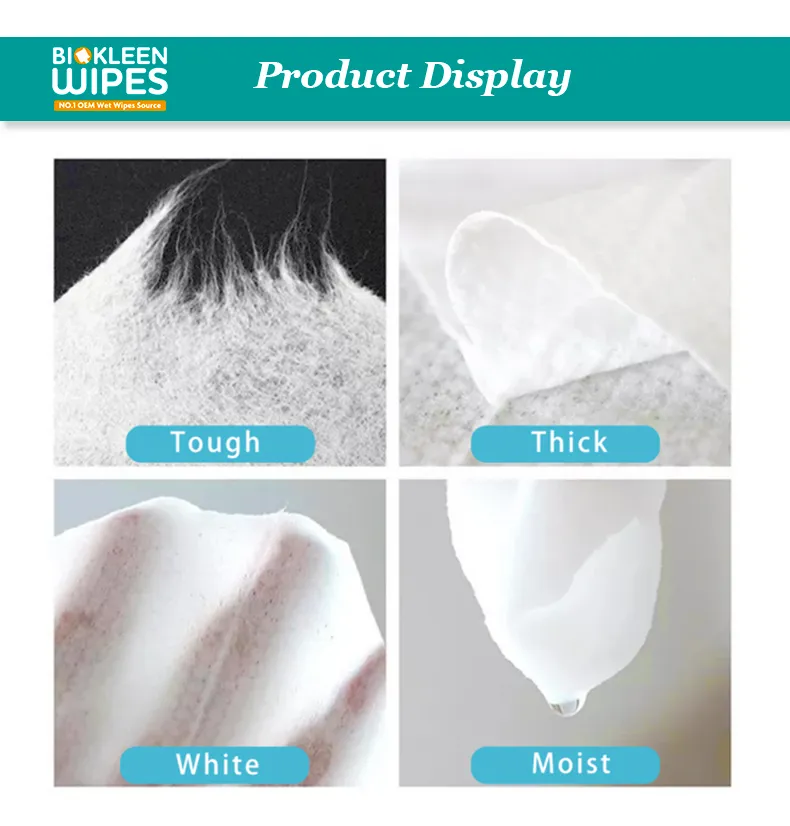 Lenços de Limpeza de Olhos para Animais de Estimação de Bambú Biodegradáveis com Vitamina E para Filhotes Marca Própria