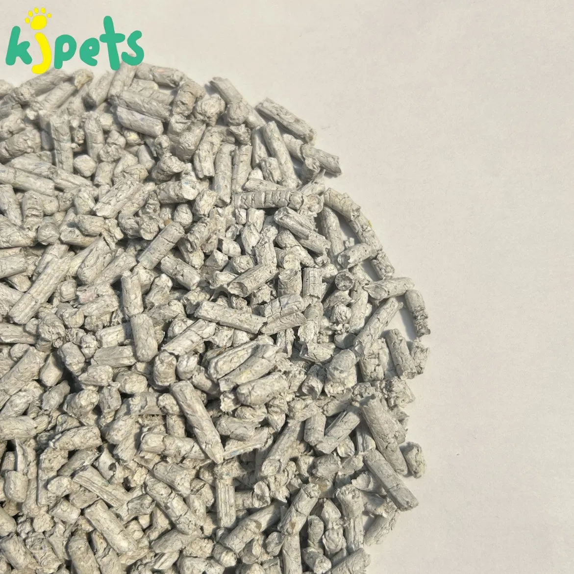 Fornecimento de fábrica personalizado por atacado de areia para gatos, areia para gatinhos, OEM ODM, areia para gatos de papel reciclado em forma de bola