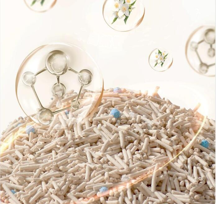 Areia para Gato de Carvão Ativado em Forma de Cilindro de Fibra Altamente Absorvente e Agregante em ISO9001/HACCP Aprovada Custo Competitivo para Exportação para os EUA, Canadá, Japão