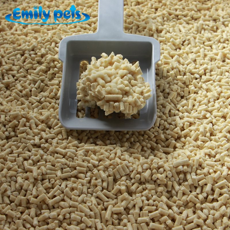 Fornecimento em Grande Escala de Material à Base de Amido de Milho Não Estimulante e Altamente Absorvente para Areia de Gato Tofu