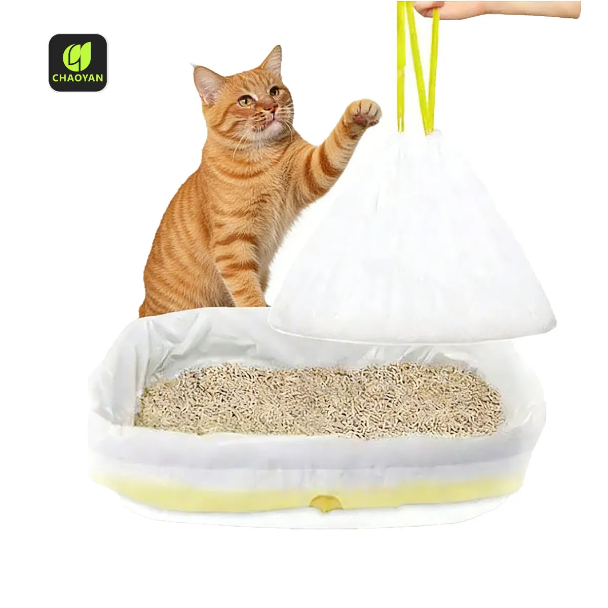 Custo Atacadista Eficiente à Prova de Vazamentos Higiénico e Seguro Durável Sacos de Descarte de Fezes de Animais de Estimação Lixo para Areia de Gato Forros