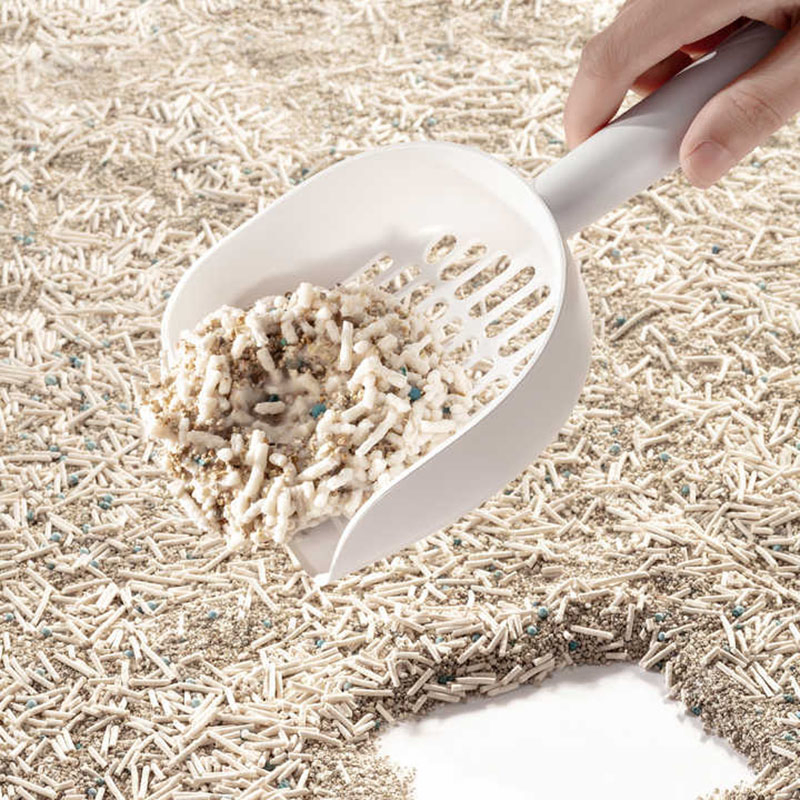 Fabricado na China, areia para gatos de bentonita misturada, aglomerante e biodegradável, acessórios para pets