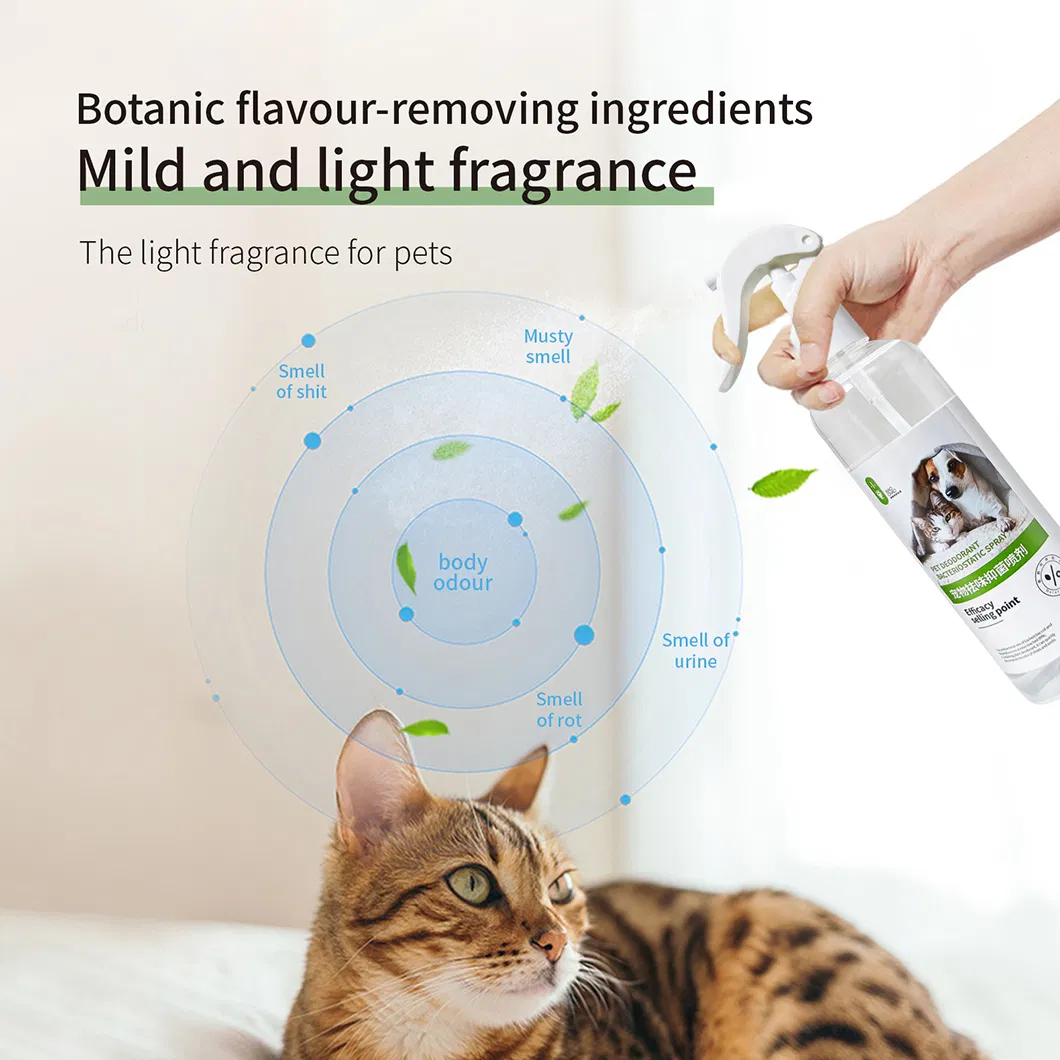 Spray Eliminador de Odor de Animais de Estimação com Ação Antibacteriana para Frescor Duradouro