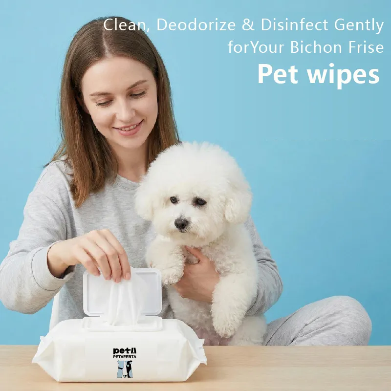 Toalhetes de Limpeza Higiénicos para Cães e Gatos