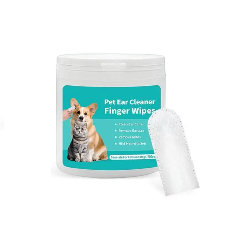 Toalhetes Biodegradáveis para Limpeza de Cães, Umidade para Dentes, Olhos e Orelhas