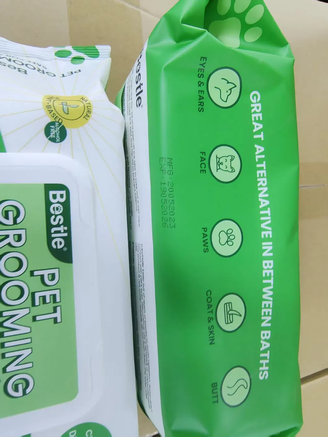 Toalhetes Umidificados para Limpeza de Animais de Estimação com Material Não Tecido Macio para Higiene