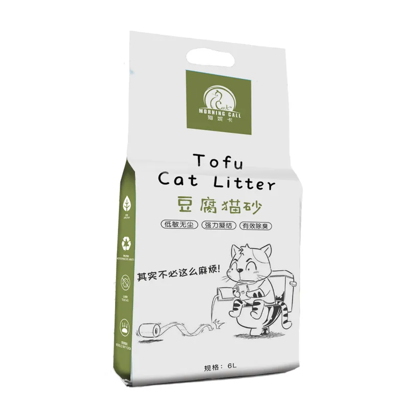 6L Green Tea Original Honey Peach Flavor Bamboo Charcoal Flavor Tofu Cat Litter